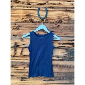 SONOMA | Navy Blue Ribbed Sleeveless Tank Top XS